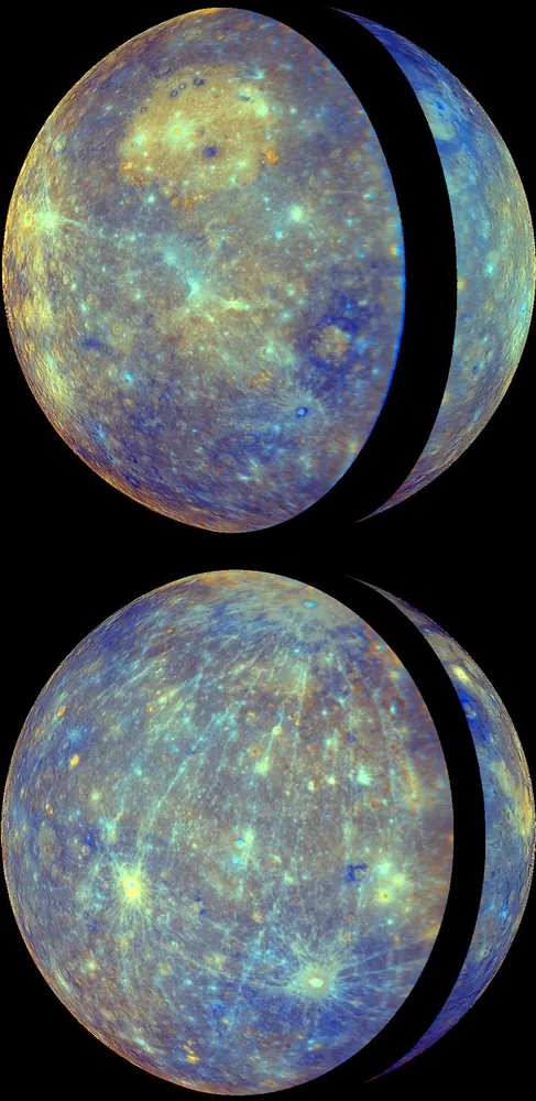 Global view of Mercury's cratered surface from MESSENGER.