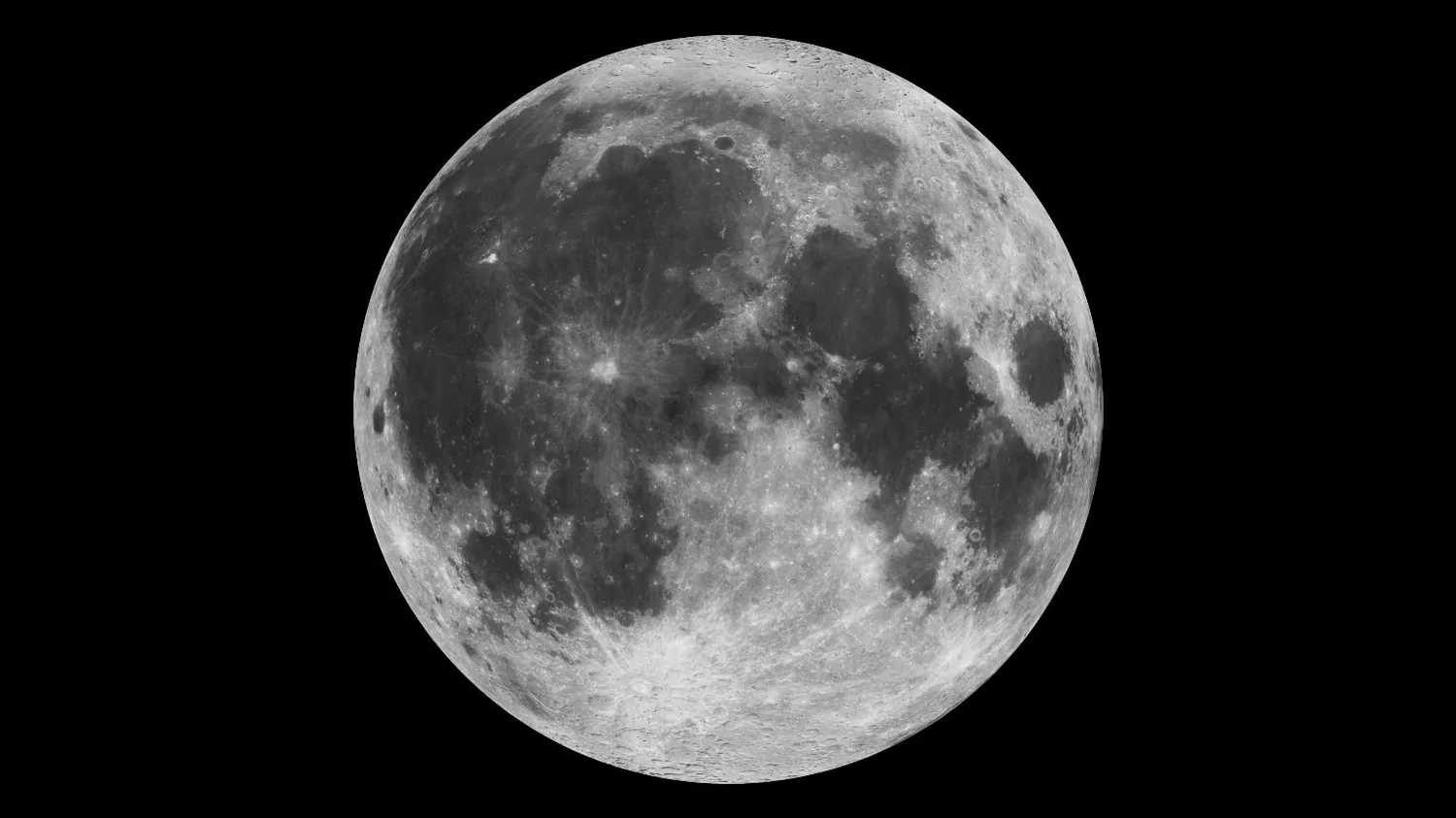 The full Moon, near-side disk.