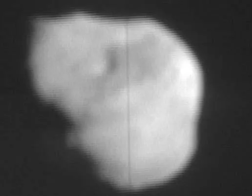 The nucleus of comet Tempel 1, from Deep Impact.